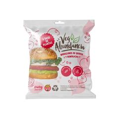 Medallones de Quinoa y Remolacha x 240g - Veg Abundancia