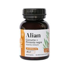 Curcuma Pimienta Negra x 60g - Alian