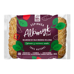 Milanesas de Soja Organica Rellenas de Espinaca x 460g - Alkimyk Food