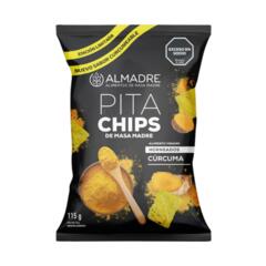 Pita Chips de Masa Madre Horneados con Curcuma x 115g - Almadre