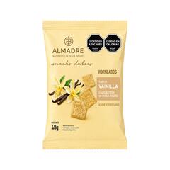 Snacks Dulce Cuadritos de Masa Madre sabor Vainilla x 50g - Almadre