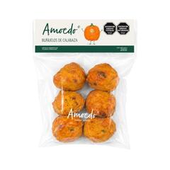 Buñuelos de Calabaza, Zanahoria y Queso (6u) x 300g - Amoedo