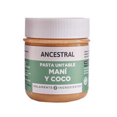 Pasta Untable Mani y Coco x 200g - Ancestral
