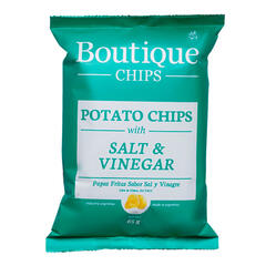 Chips de Papas Sabor Sal y Vinagre x 65g - Boutique Chips
