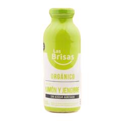 Jugo Organico de Limon-Jengibre Sin Azucar x 330ml - Las Brisas