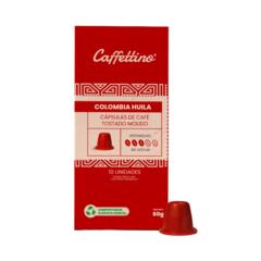 Capsulas de Cafe Tostado Colombia Huila Compatible Nespresso x 60g - Caffettino