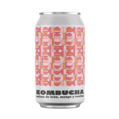 Kombucha Melena de Leon, Mango y Rooibos x 354ml - Coloreada