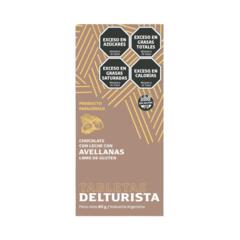 Tableta Chocolate con Leche de Avellanas x 85g - Del Turista