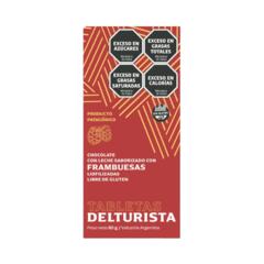 Tableta Chocolate con Leche de Frambuesas x 85g - Del Turista