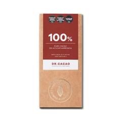 Tableta 100% puro Cacao sin Azucar x 50g - Dr Cacao