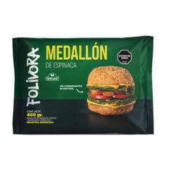 Medallon de Espinaca, Arvejas y Espirulina x 400g - Folivora