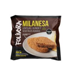 Milanesa de Lentejas, Quinoa y Vegetales Asados x 440g - Folivora
