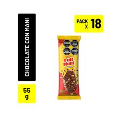 Bulto Helado de Chocolate con cobertura de Mani (18u) x 55g - Full Mani