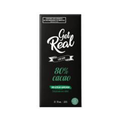Chocolate Amargo 80% Cacao Sin Azucar Agregada x 70g - Get Real