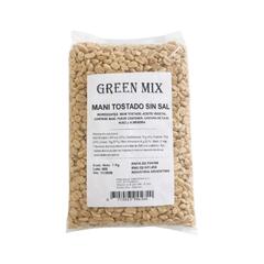 Mani Tostado sin Sal x 1k - Green Mix
