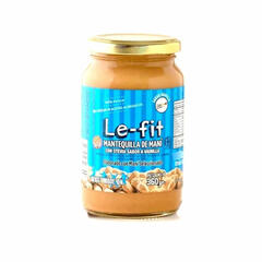 Mantequilla de Mani Sabor Vainilla x 360g - Le Fit