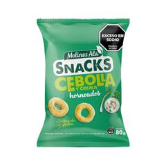Snack Horneados Cebolla y Crema x 80g - Molinos Ala