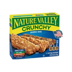 Crunchy Granola Bars Variety Pack x 42g (12u) - Nature Valley