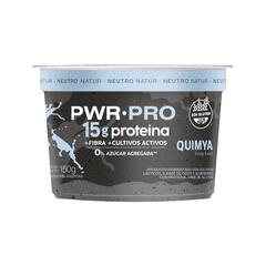 Yogurt Neutro Natural PWR.PRO 15g Proteina Sin Azucar x 150g - Quimya