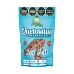 Quetositas Crackers Keto sabor Sea Salt x 120g - Reina Food