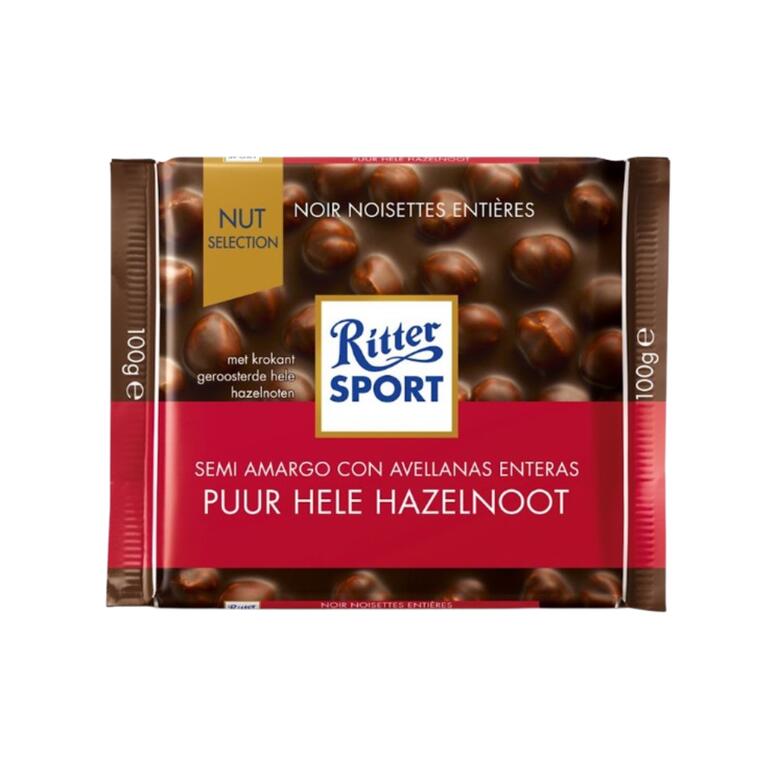 Chocolate Semi Amargo con Avellanas Enteras x 100g - Ritter Sport