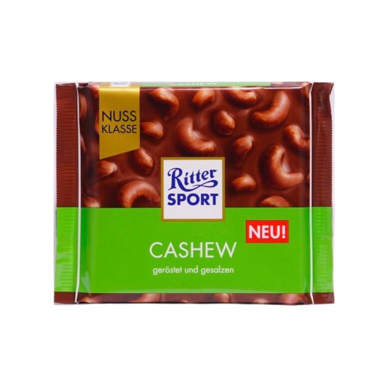 Chocolate con Castañas de Caju x 100g - Ritter Sport