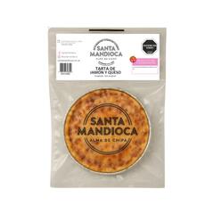Tarta de Jamon y Queso x 300g - Santa Mandioca