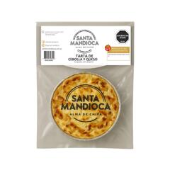 Tarta de Cebolla y Queso x 300g - Santa Mandioca