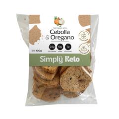 Tostadas Keto Cebolla y Oregano x 100g - Simply Keto