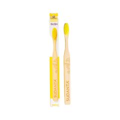 Cepillo Dental Bambu Sudanta Medio x 10g - Sri Sri