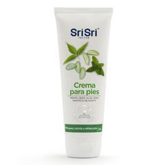 Crema Para Pies con Menta, Neem, Aloe Vera y Manteca de Karite x 100g - Sri Sri