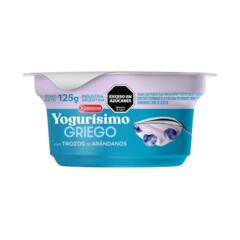 Yogur Griego con Trozos de Arandanos x 125 - Yogurisimo