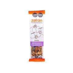 Barra de mani almendras y arandanos x 28g - Zafran